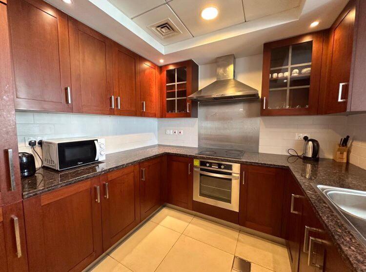 Downtown Apartments With Fountain And Burj Khalifa View Dubai Bagian luar foto