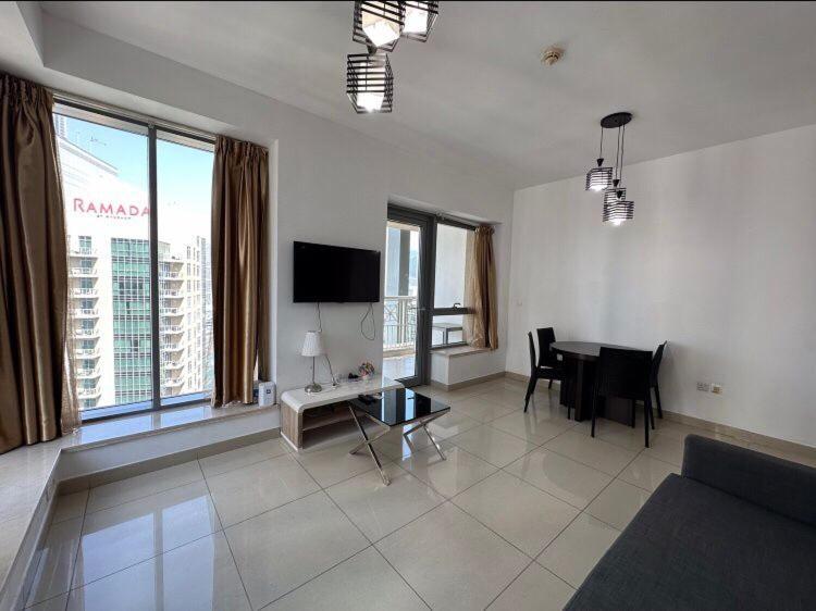 Downtown Apartments With Fountain And Burj Khalifa View Dubai Bagian luar foto